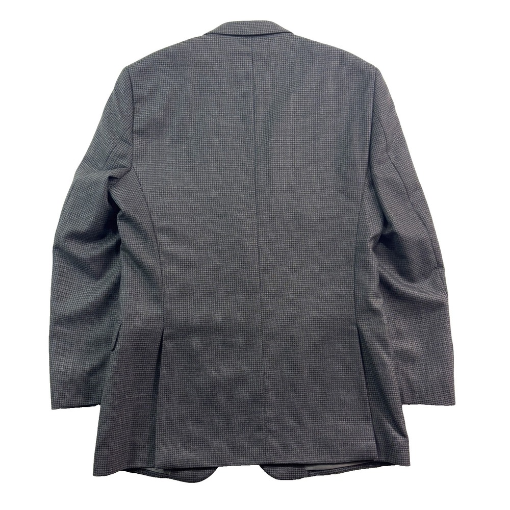 Pronto Uomo 46XL 46L Gray Black Nailhead Blazer Jacket Sport Suit Coat Wool - Picture 6 of 10